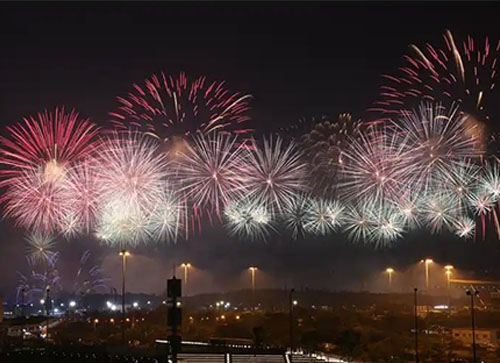 大余县焰火晚会